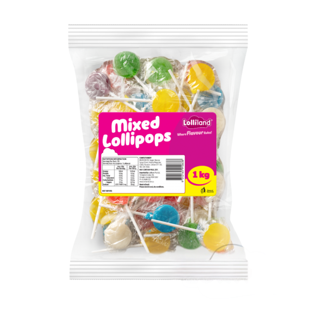 Lolliland Mixed Lollipops 1kg