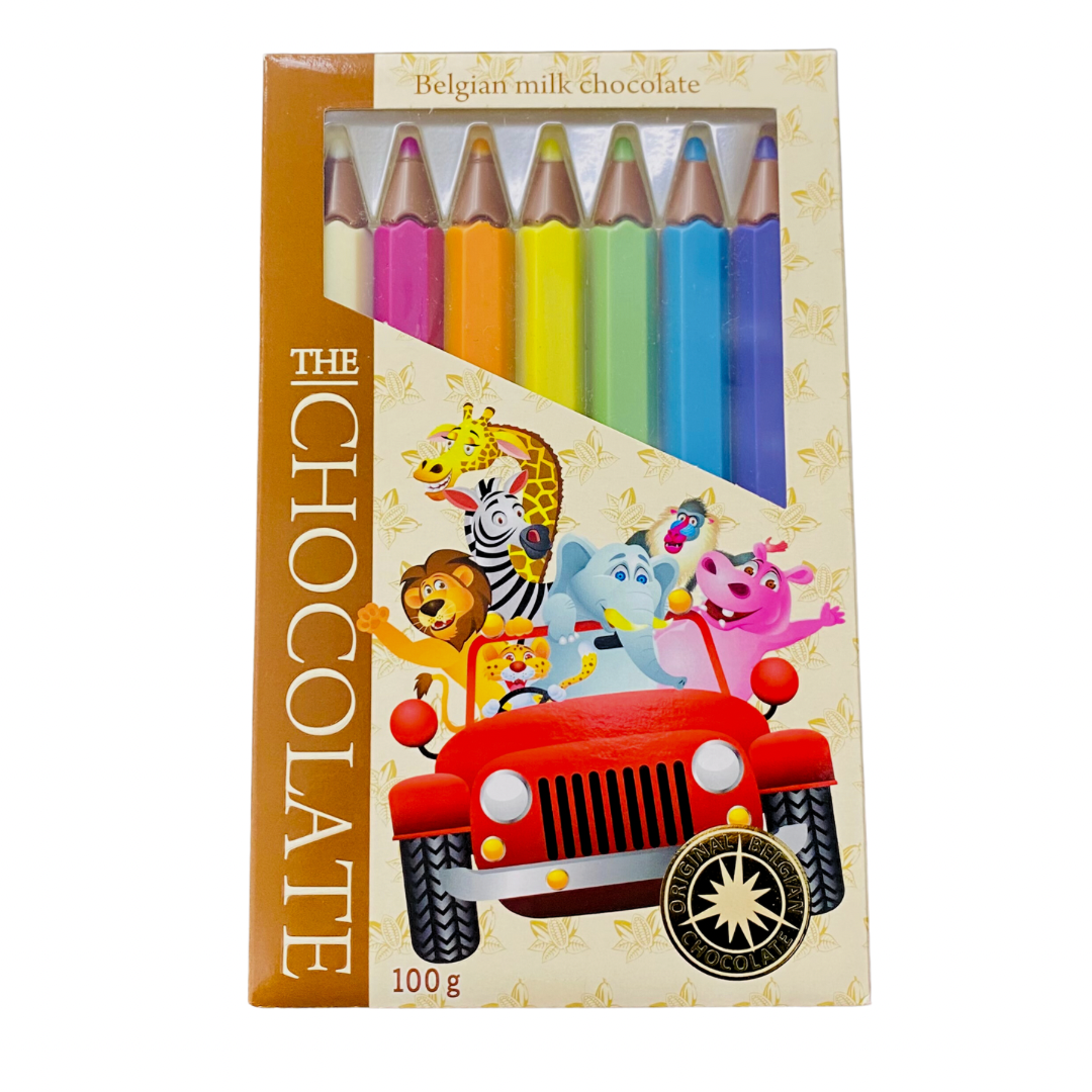 Giant Chocolate Pencils - Safari Animals Pack Design