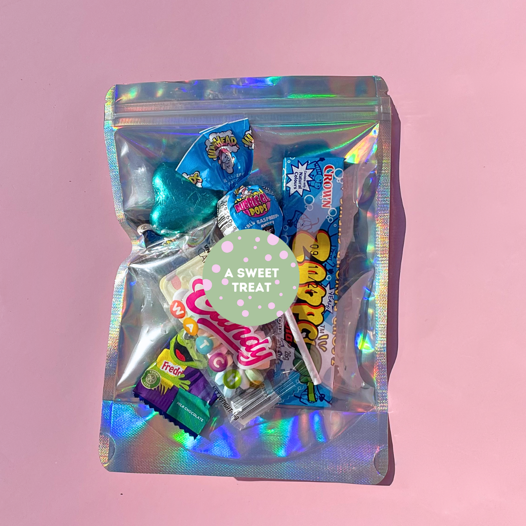 Blue Treat Lolly Bag A Sweet Treat