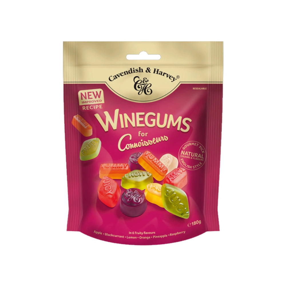 Cavendish & Harvey Winegums for Connoisseurs 180g