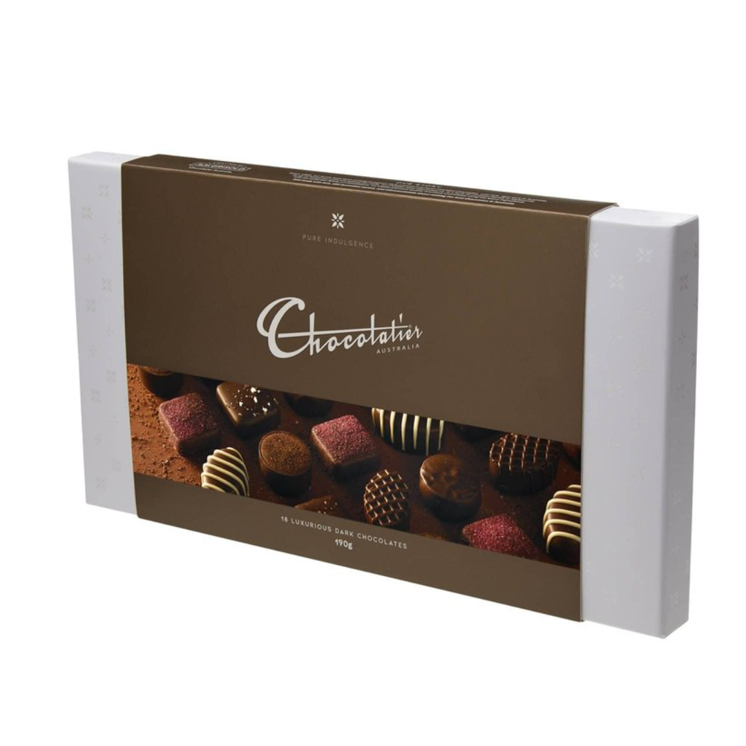 Chocolatier Pure Indulgence Assorted Dark Chocolates 190g
