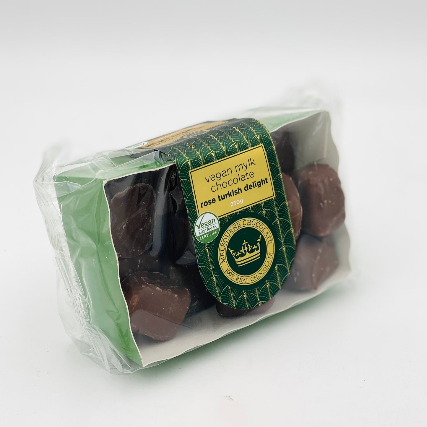 Vegan Mylk Chocolate Rose Turkish Delight 250g