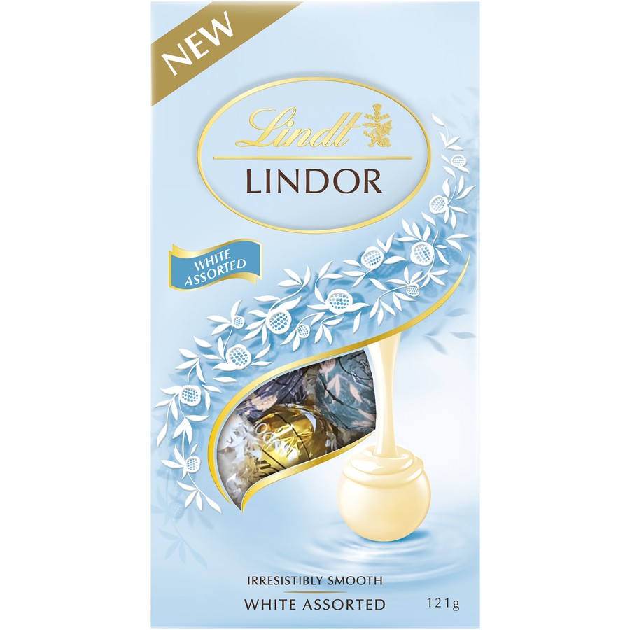 Lindor White Assorted 121g Bag