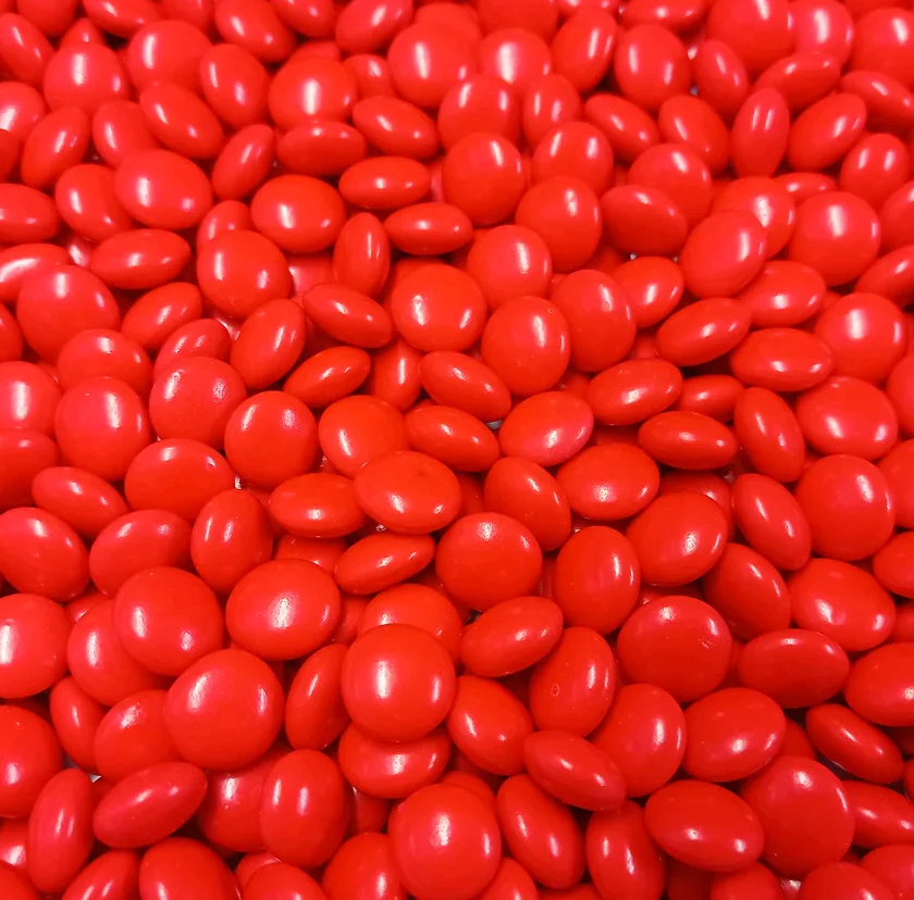Lolliland Chocolate Button Red 1kg