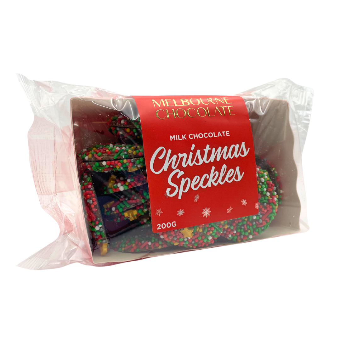 Melbourne Chocolate Christmas Speckles - 200g