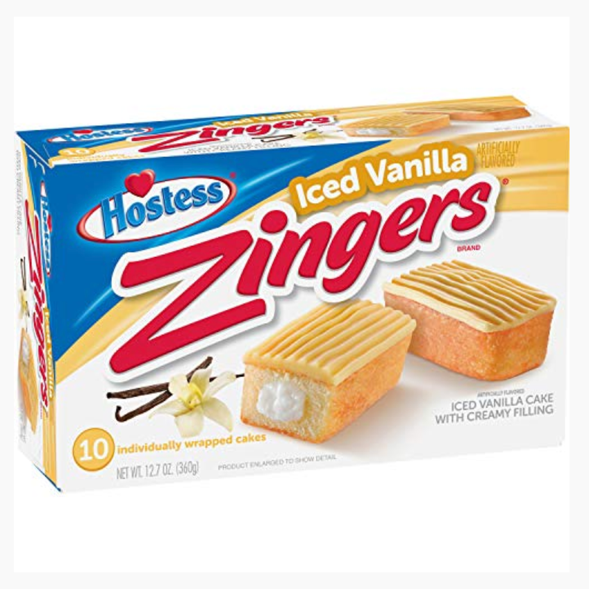 Zingers Mini Cakes / Iced Vanilla