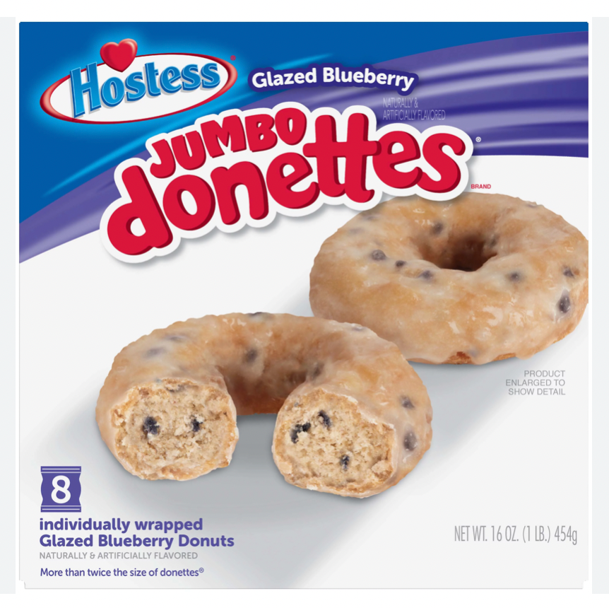 Jumbo Donettes / Glazed Blueberry