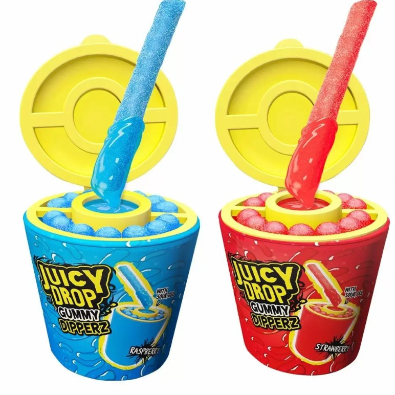 Juicy Drop Gummy Dip 'n Stix / Blue Rebel