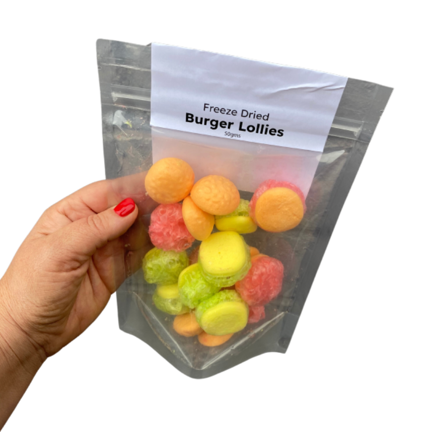 Freeze Dried Trolli Burger / 50g Bag