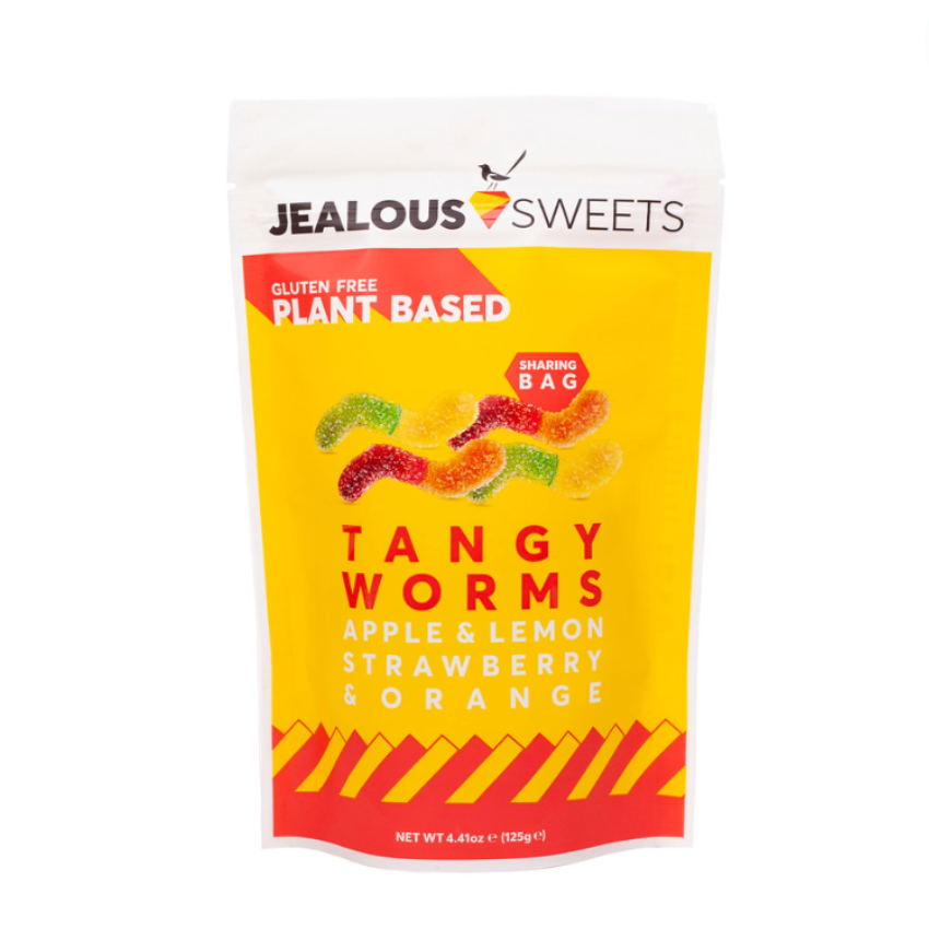 Jealous Sweets Tangy Worms 125g