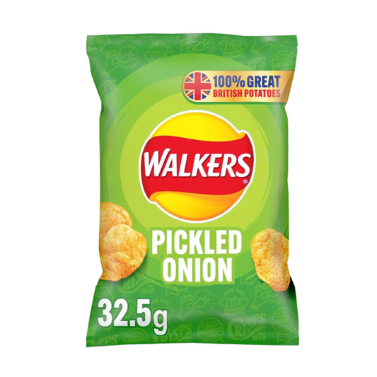Walkers Crisps Pickled Onion - 32.5g
