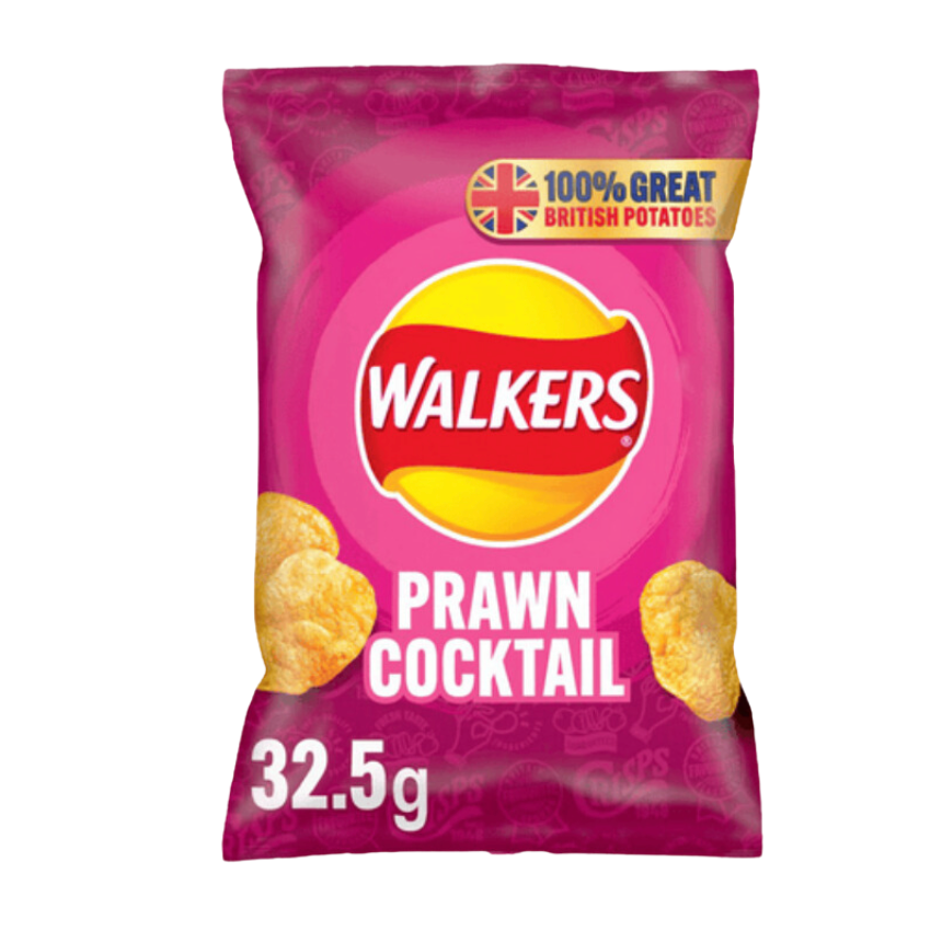 Walkers Crisps Prawn Cocktail - 32.5g