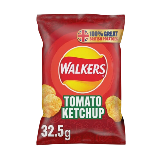 Walkers Crisps Tomato Ketchup - 32.5g