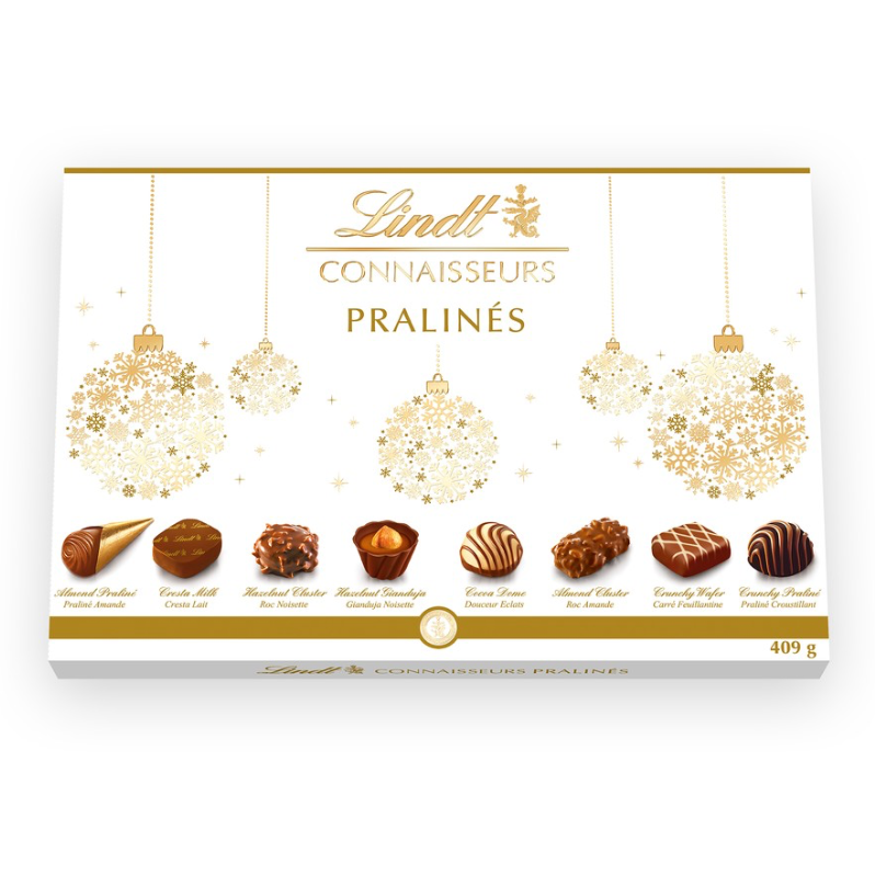 Lindt Connaisseurs Assorted Pralinés Gift Box 409g