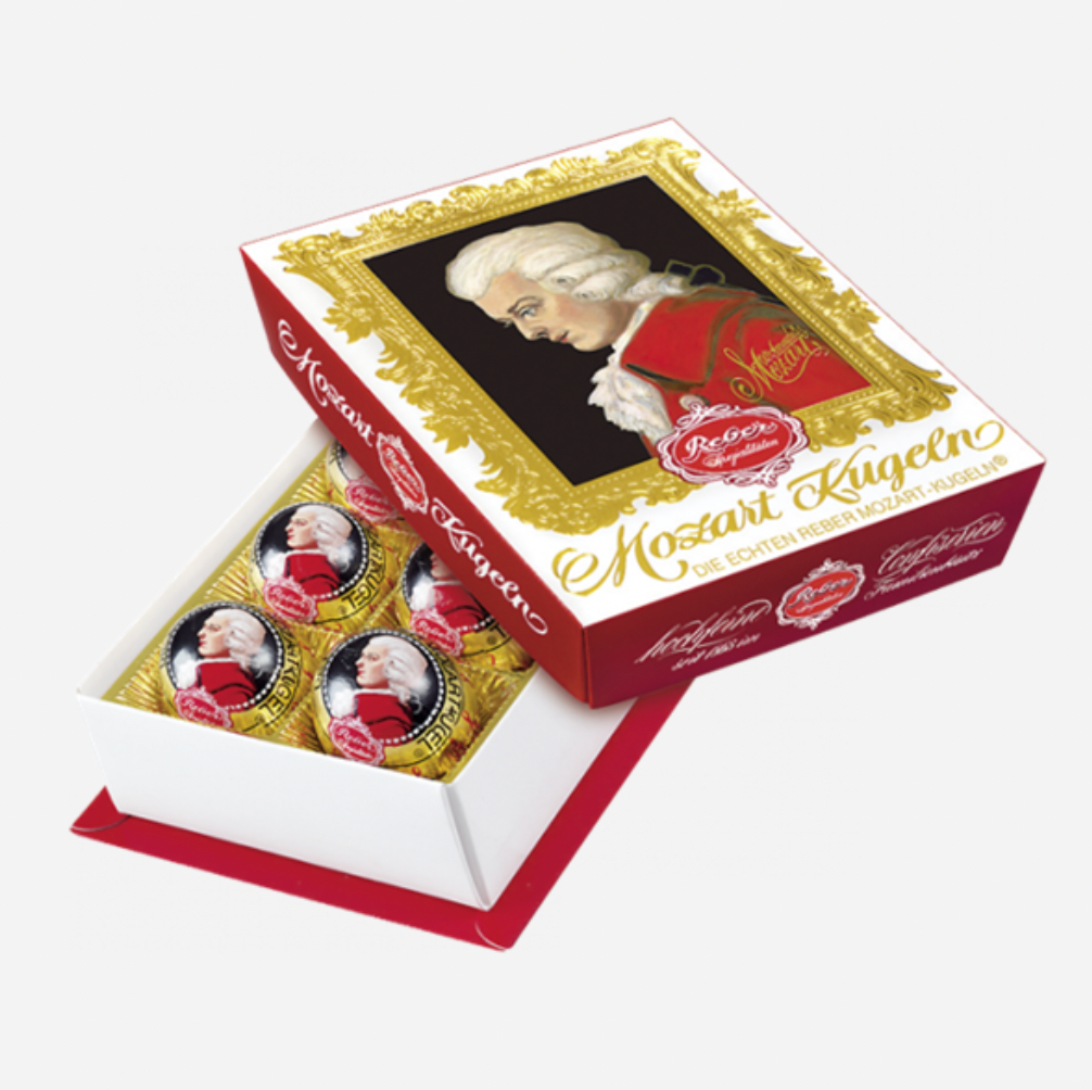 Reber Mozart Kuglen Marzipan / 6 piece