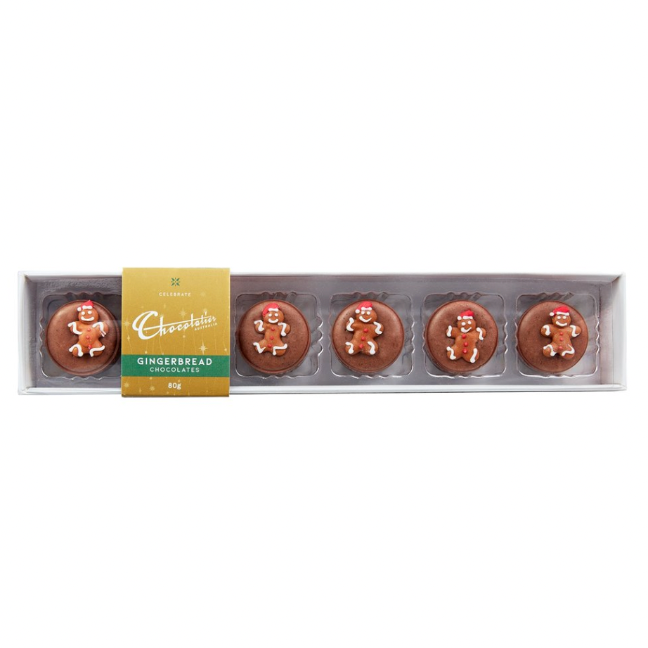 Chocolatier Christmas Milk Choc Gingerbread / 6 Pack