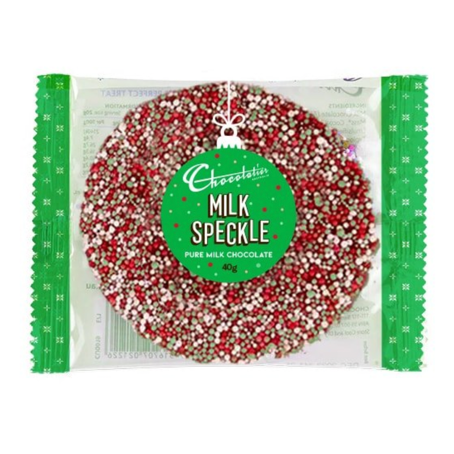 Chocolatier Christmas Milk Speckle / 40g