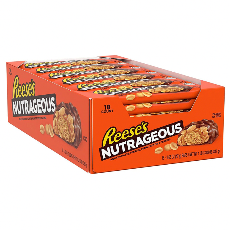 Reese's Nutrageous Bars - Box of 18