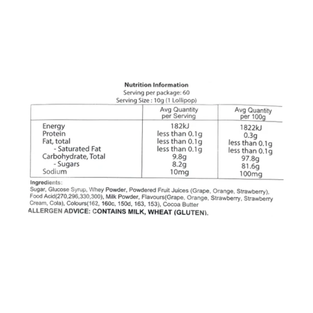 Assorted Chupa Chups Lollipops - 100 piece