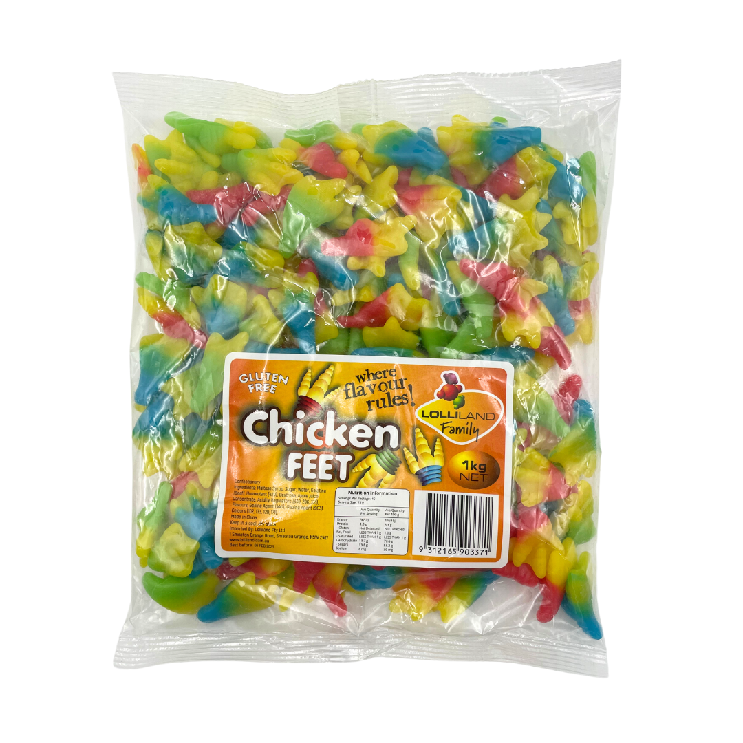 Lolliland Chicken Feet Lollies - 1kg