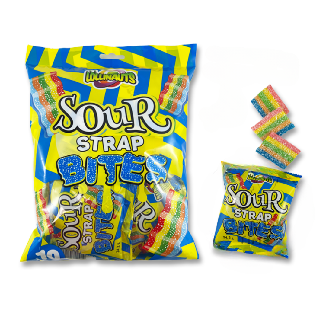 Lollinauts Sour Strap Bites