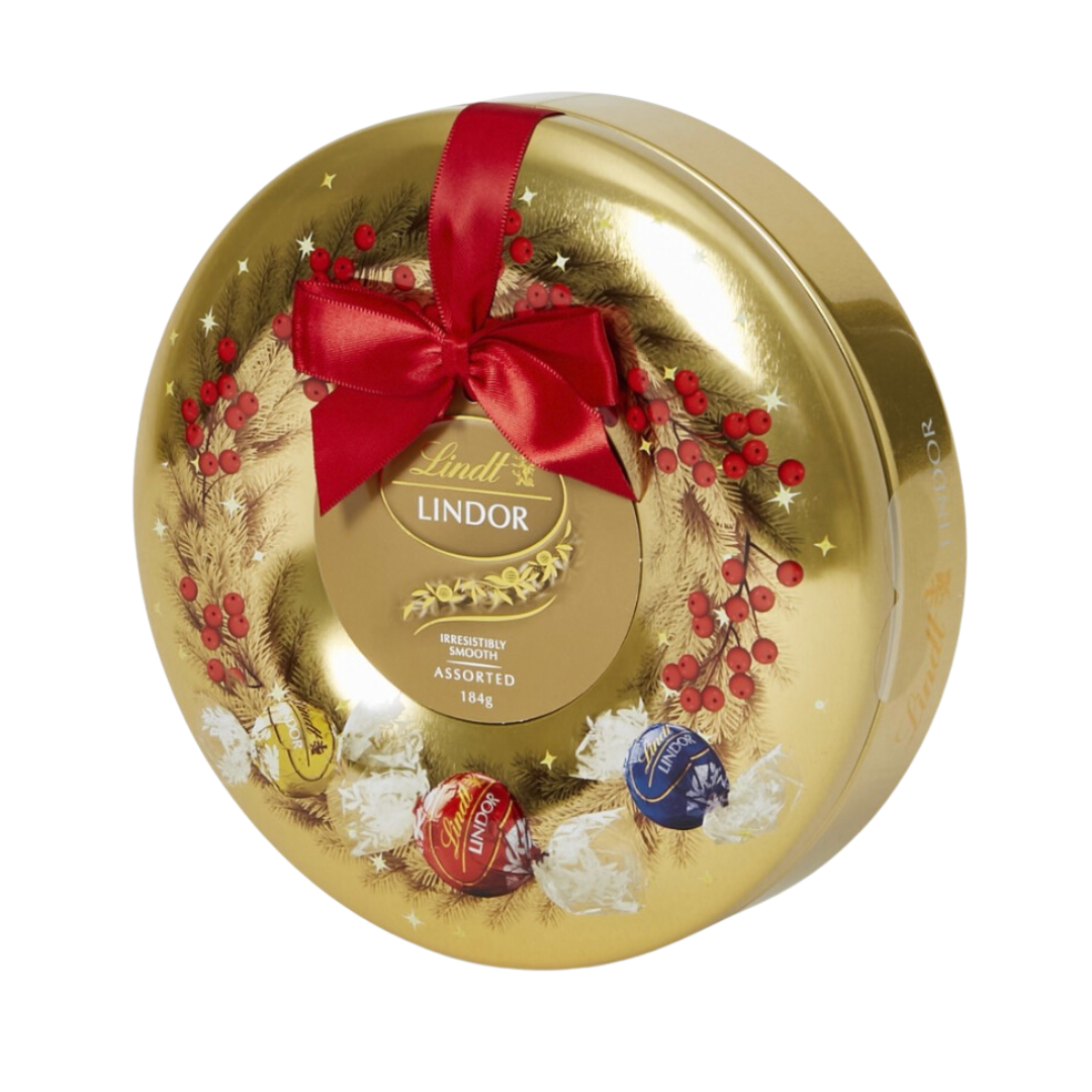 Lindor Assorted Wreath Tin 184g