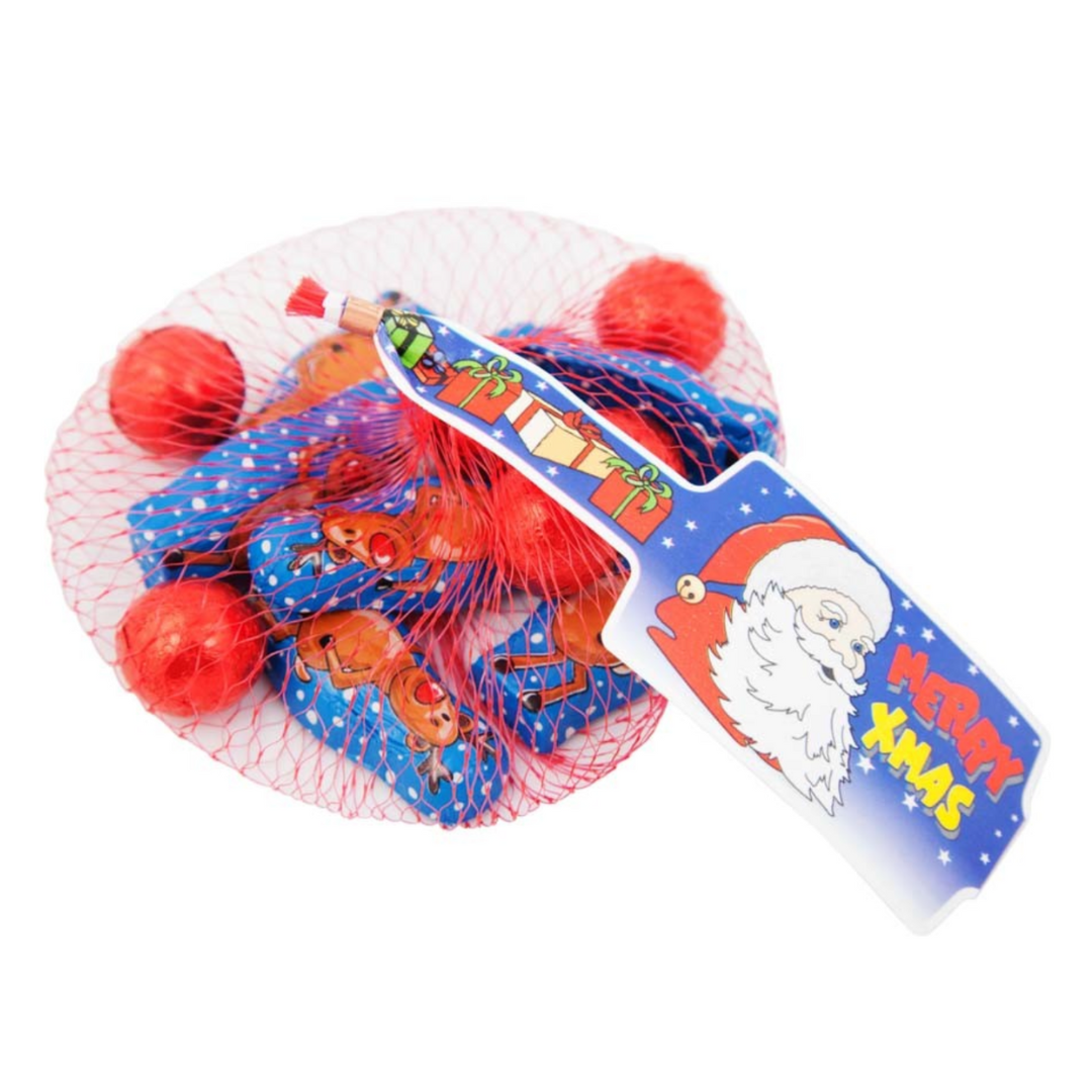 Mini Chocolate Reindeer & Red Noses - 75g Bag
