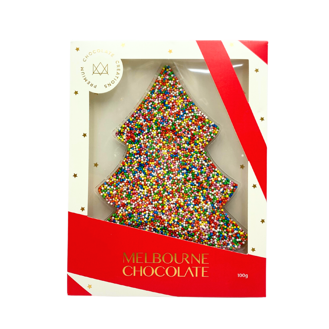 Multi Colour Speckle Tree / Milk Choc 100g