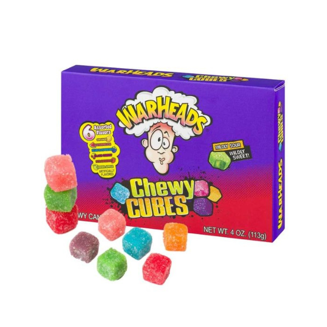 Warheads Chewy Cubes - 113g