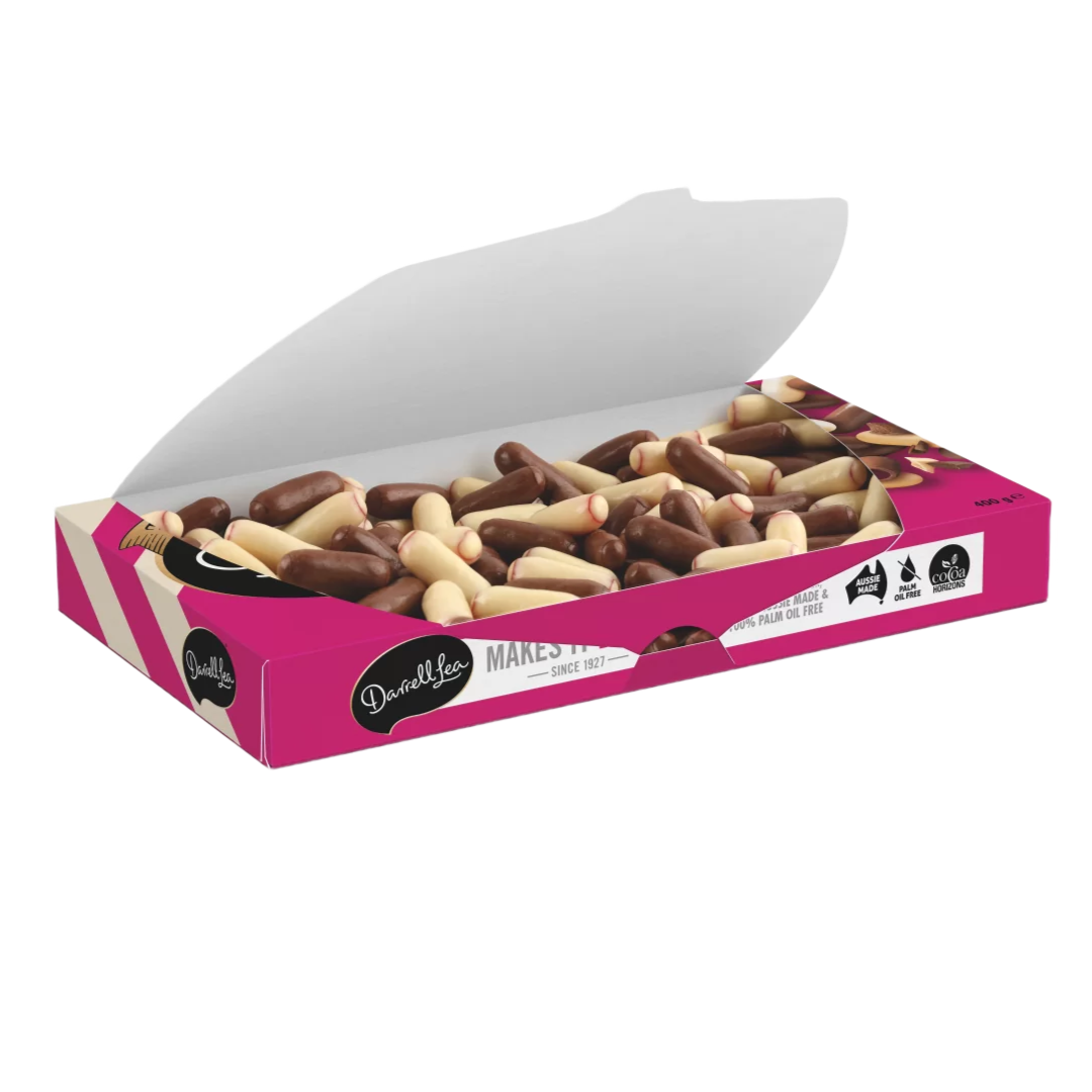 Darrell Lea Bullets Mixed Raspberry Box - 400g