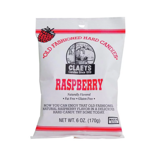 Claeys Raspberry Hard Candy - 170g