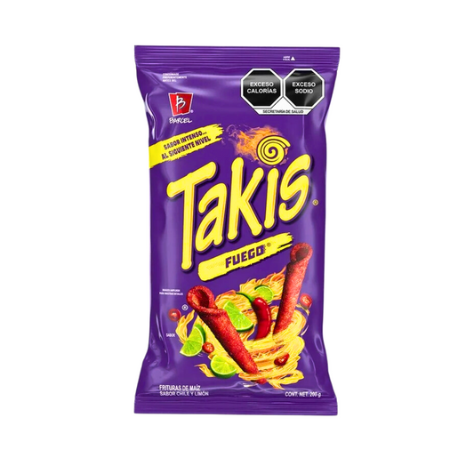 Takis Fuego Hot Chilli & Lime - 200g