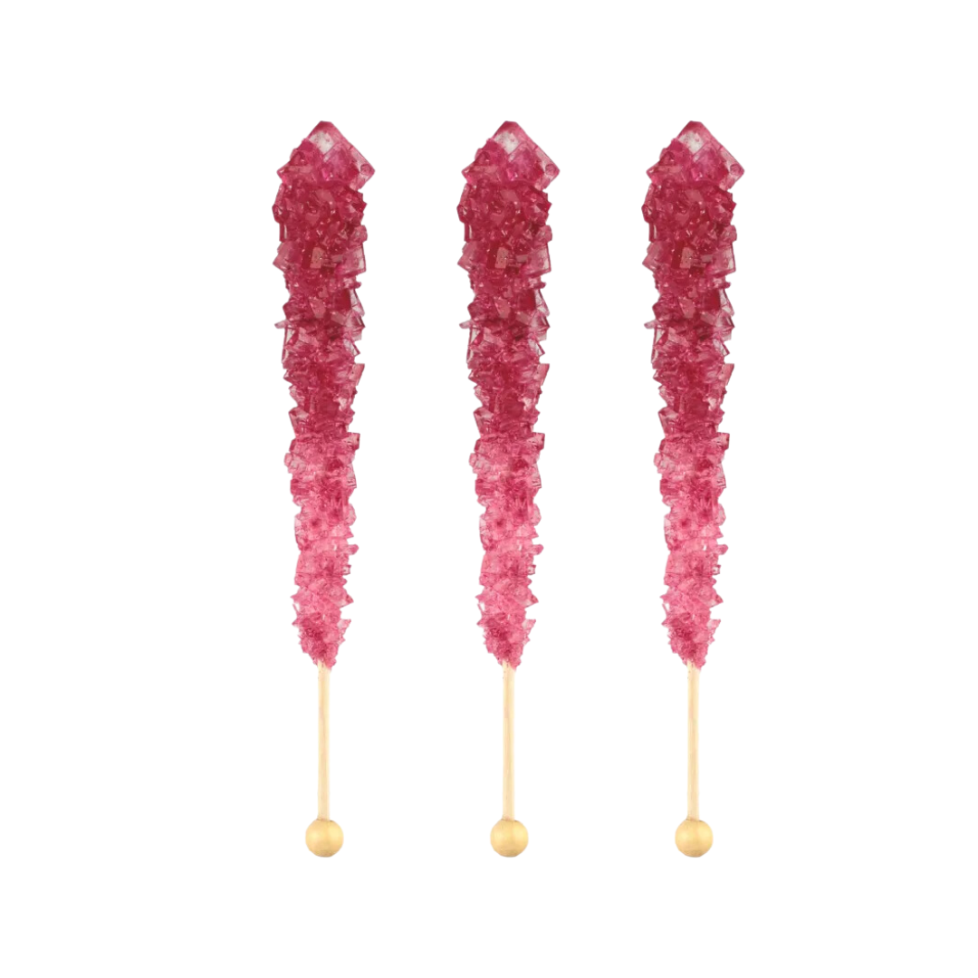 Cherry Crystal Candy Sticks