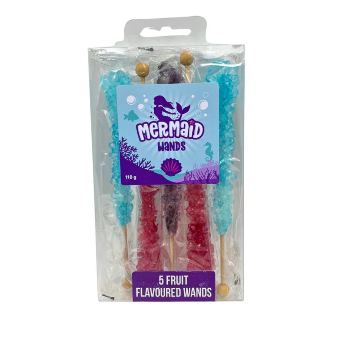 Mermaid Crystal Candy Sticks - 5 piece