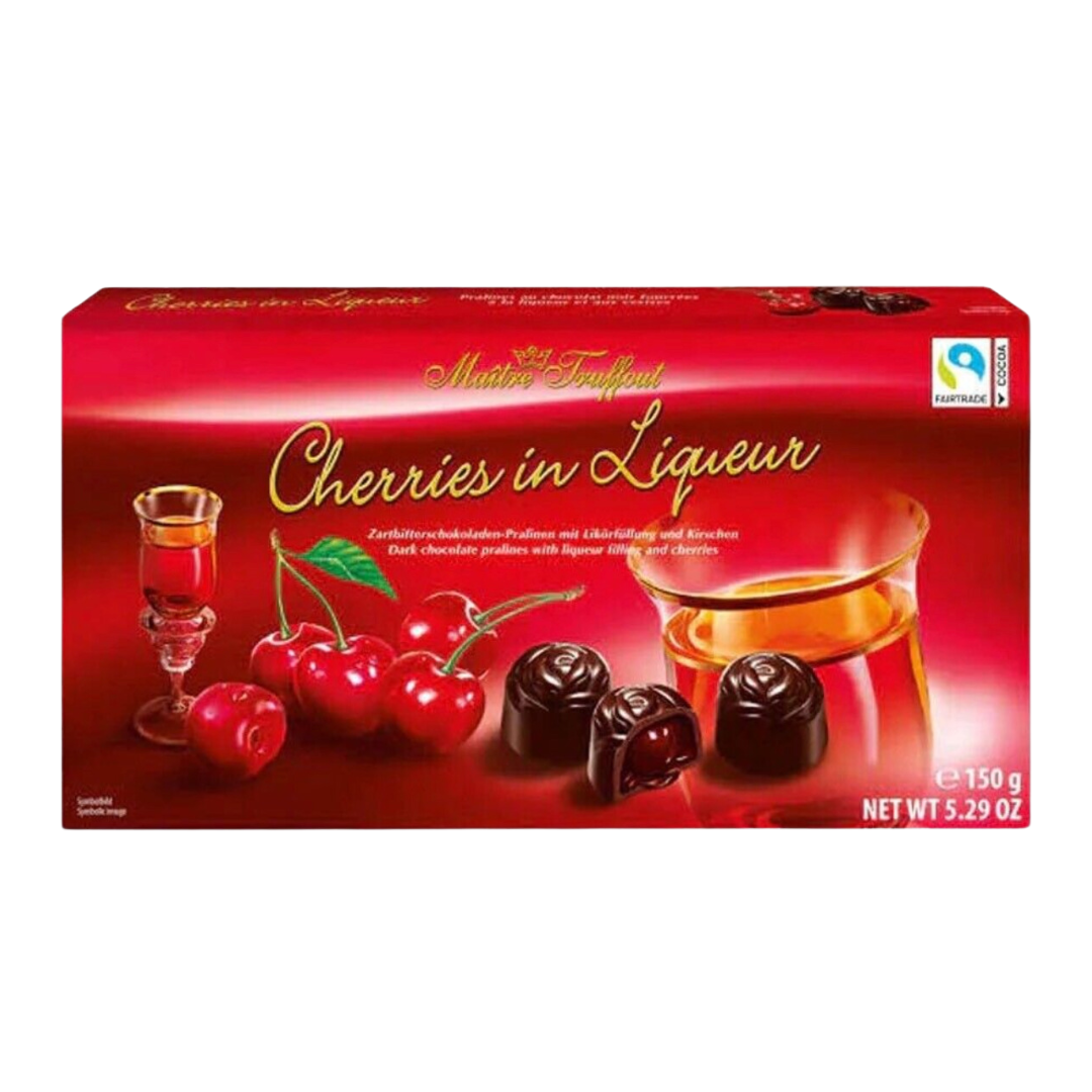 Maitre Truffout Cherries in Liqueur 150g