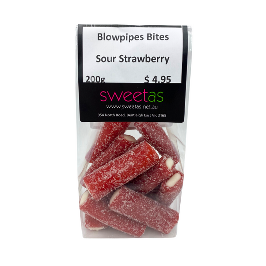 Blowpipes Bites / Sour Strawberry 200g