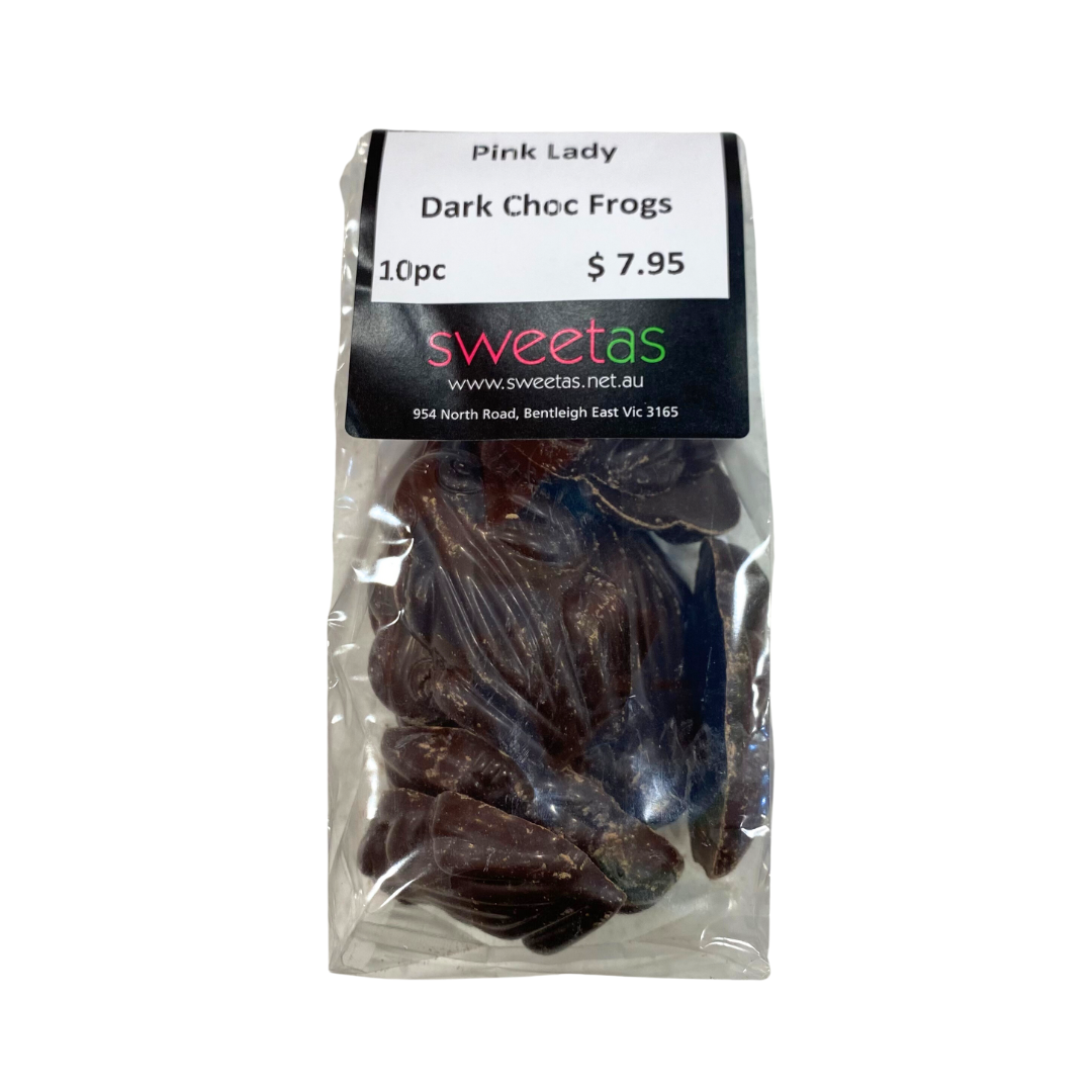 Pink Lady Dark Chocolate Frogs / 10 piece