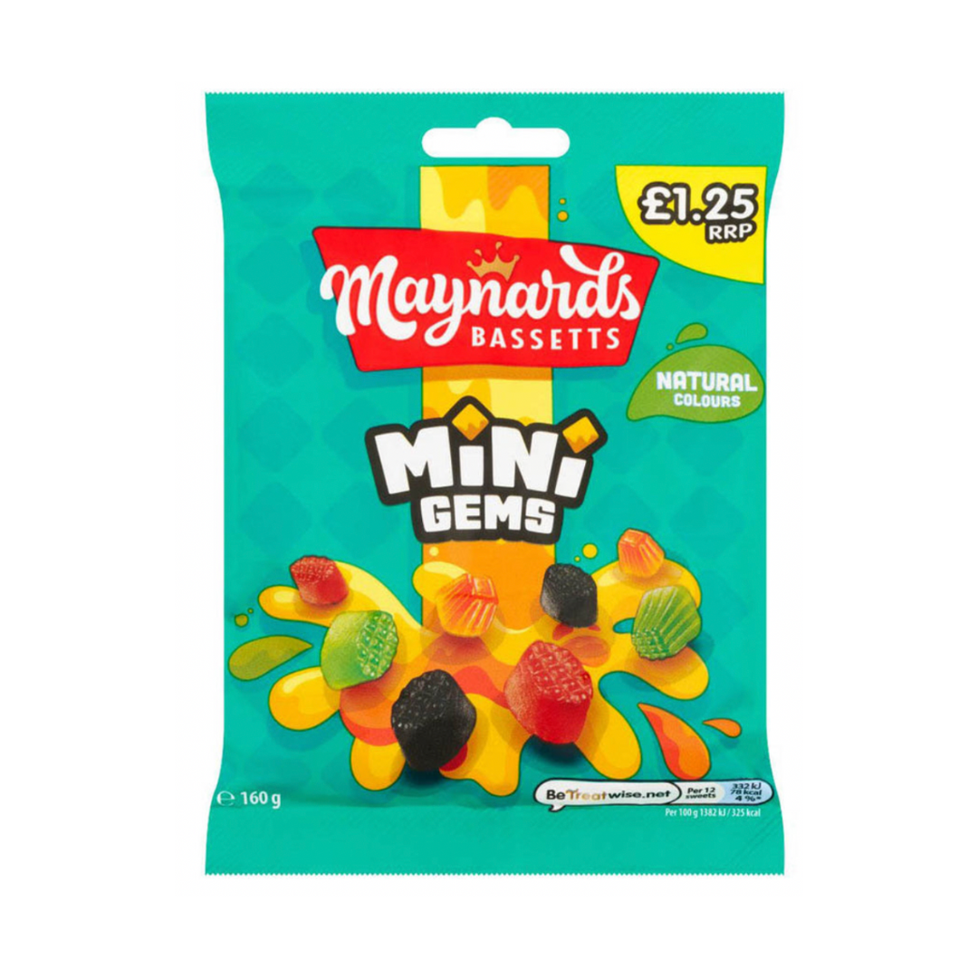 Maynards Bassetts Mini Gems 160g