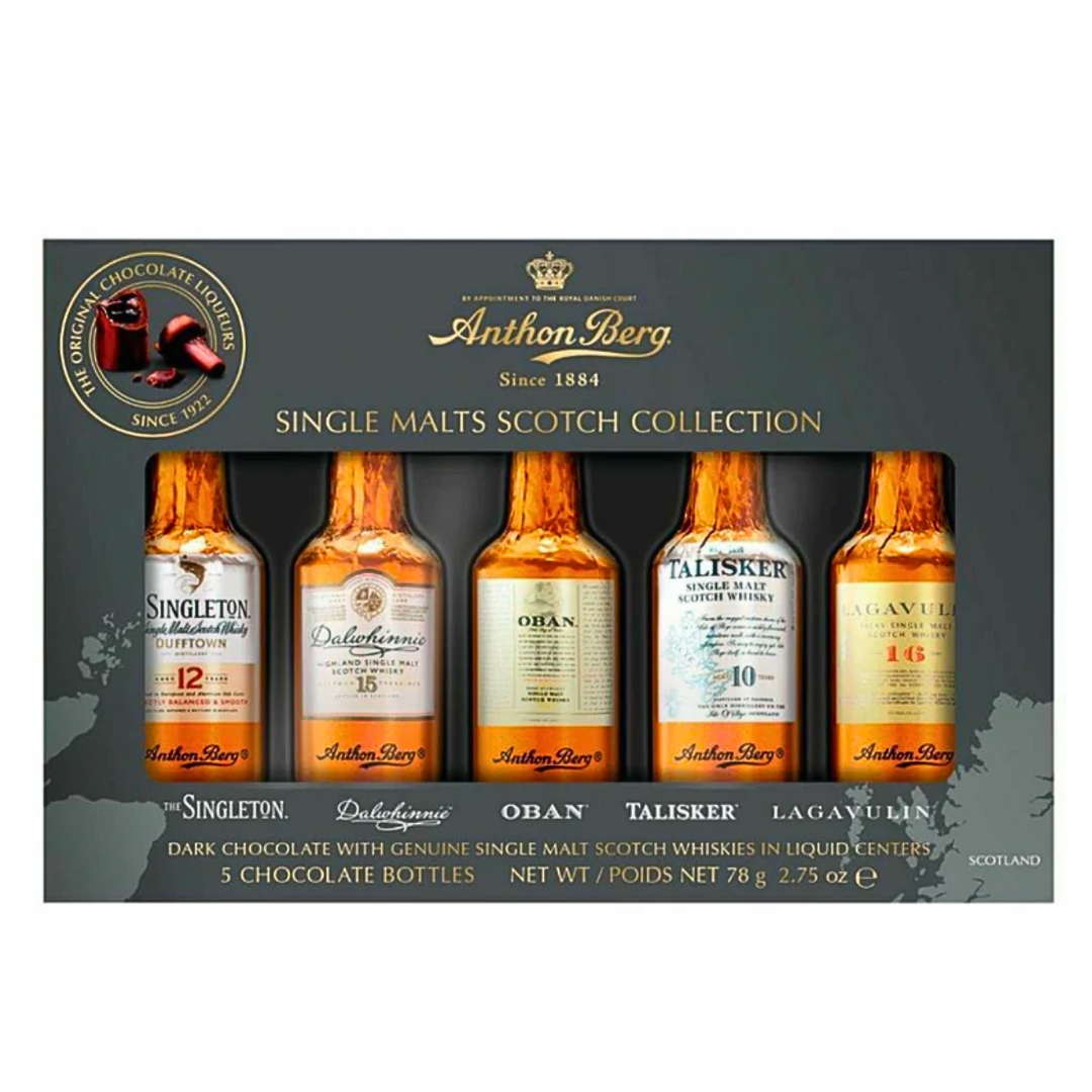 Anthon Berg Single Malts Scotch Collection - 5 piece