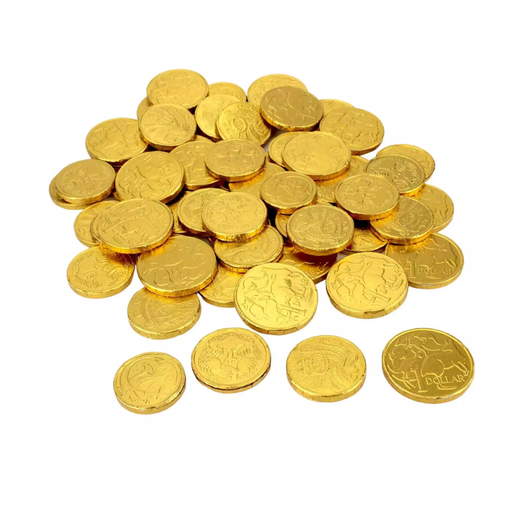 Milk Chocolate Gold Coins -454g (90 pieces)