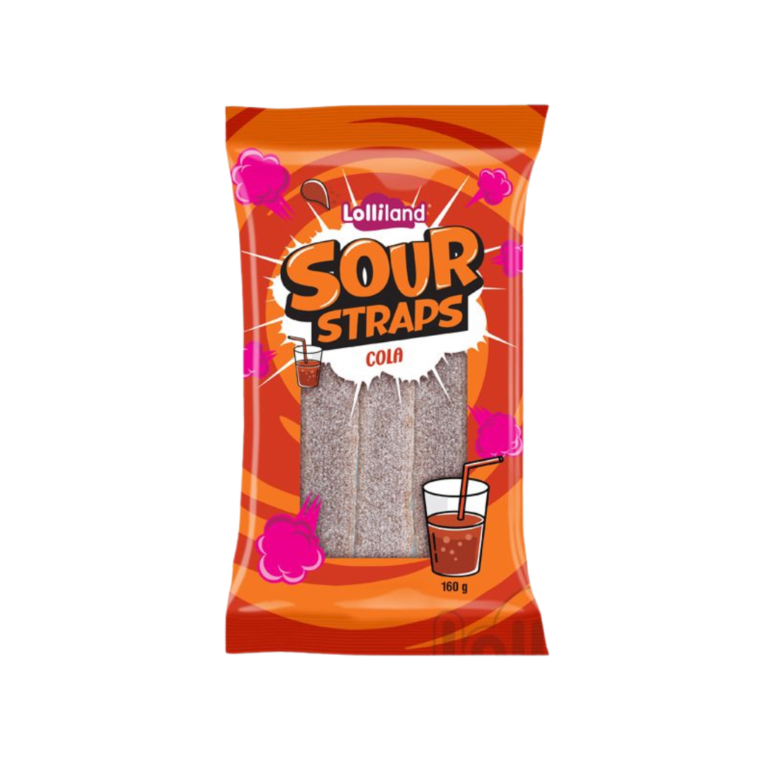 Lolliland Sour Cola Straps 160g
