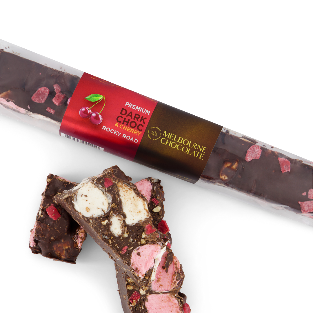 Premium Dark Chocolate & Cherry Rocky Road - 135g