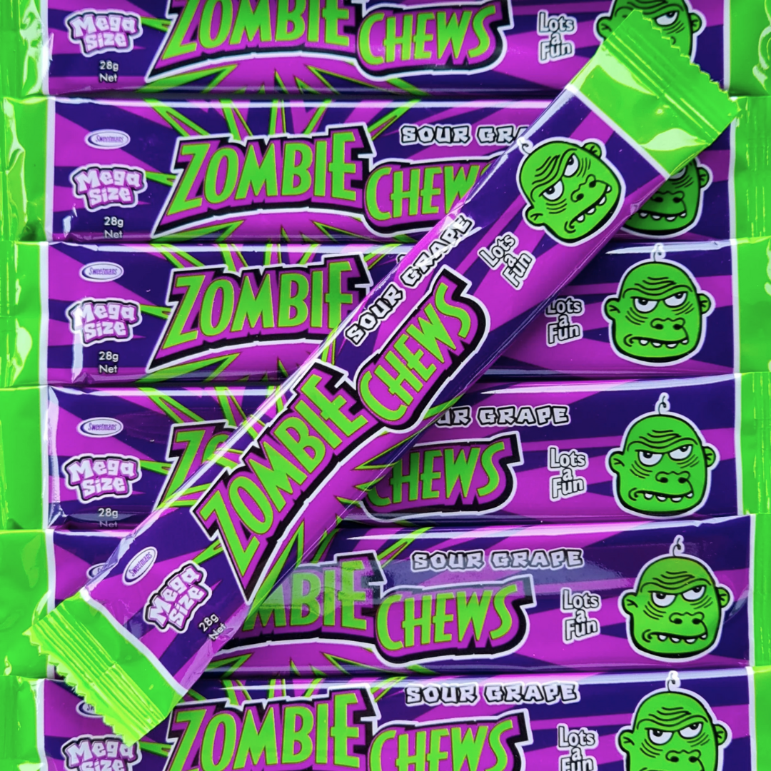 Zombie Chews Sour Grape