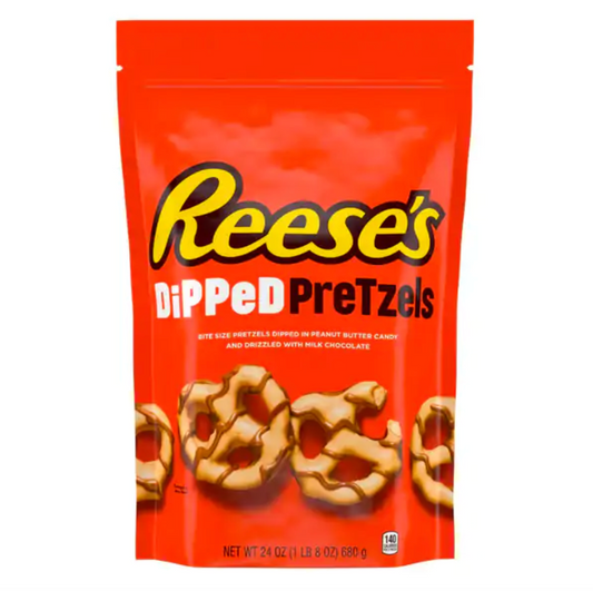 Reese's Dipped Pretzels / Peanut Butter & Milk Choc