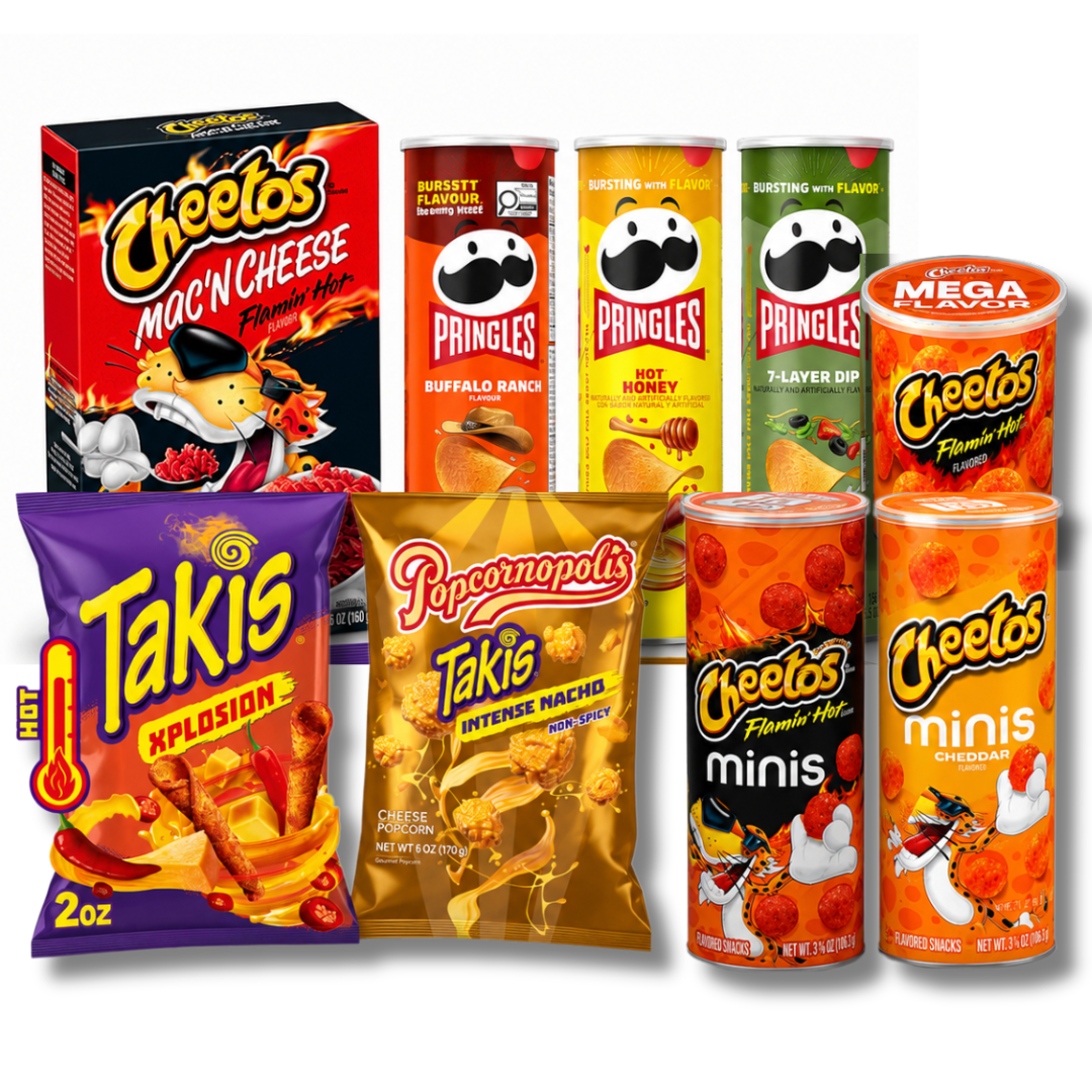 Viral American Snacks Are Here... Hot Honey Pringles & New Takis and Cheetos!