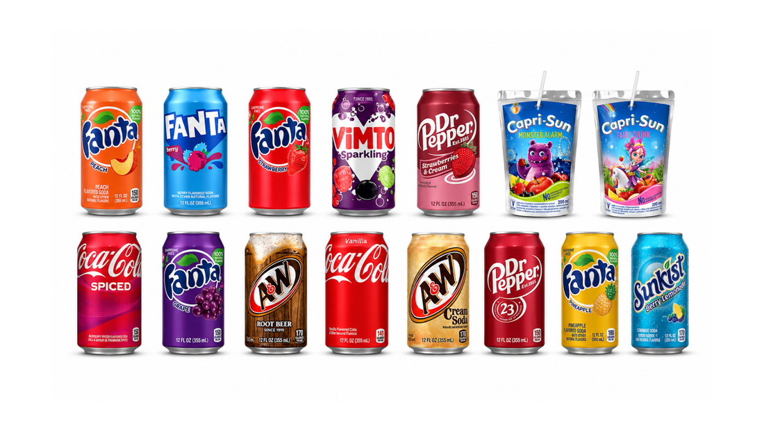 USA & UK Imported Drinks Australia – Viral Sodas, American Favourites