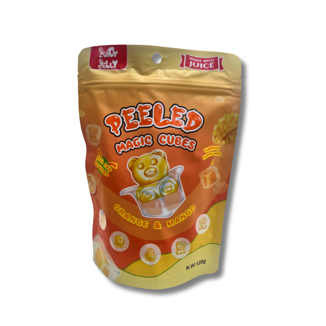 Peeled Magic Cubes Orange & Mango 120g
