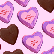 Happy Mother's Day Milk Chocolate Heart - Large 6.5cm 30g