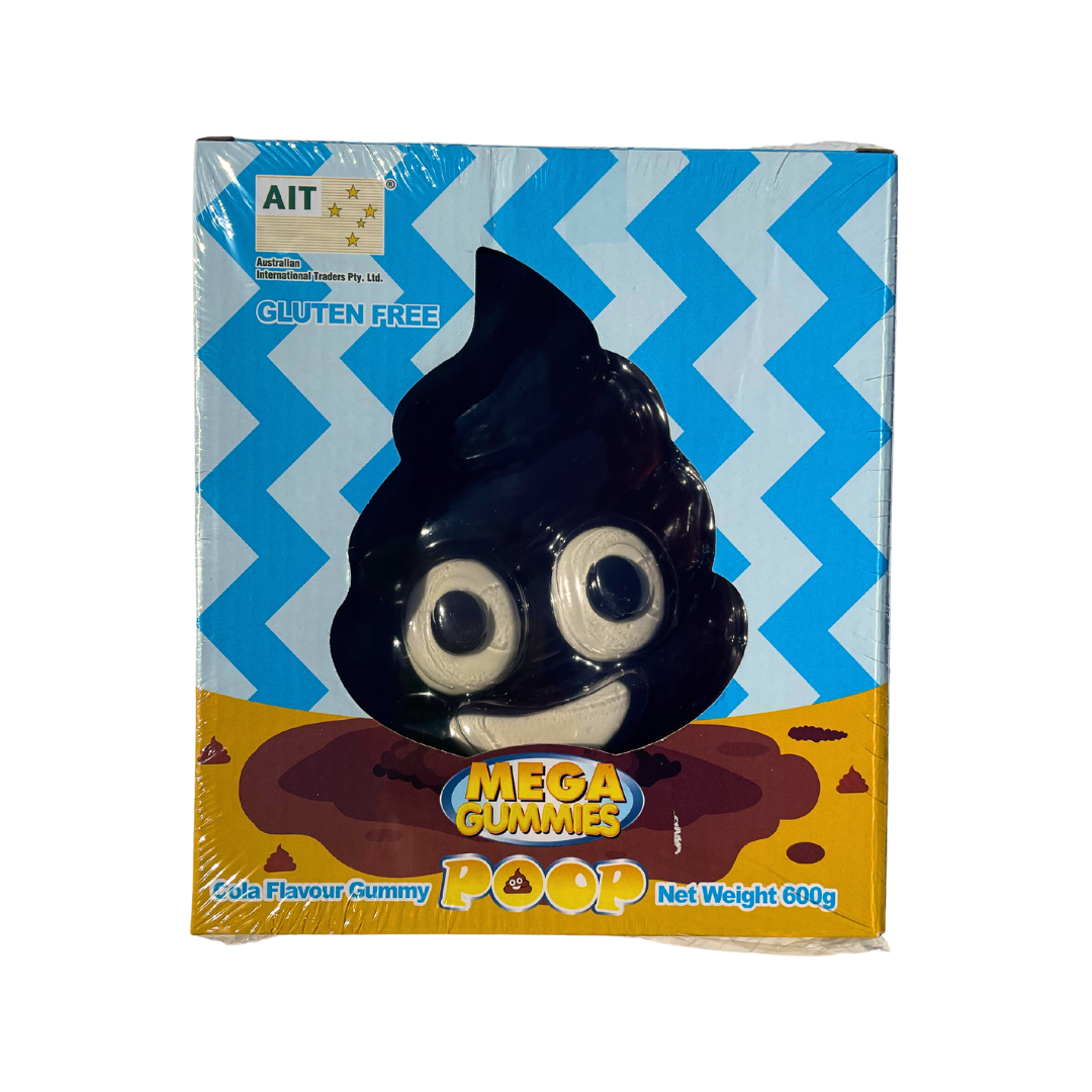 Mega Gummies Poop - Cola Flavoured 600g – Sweet As