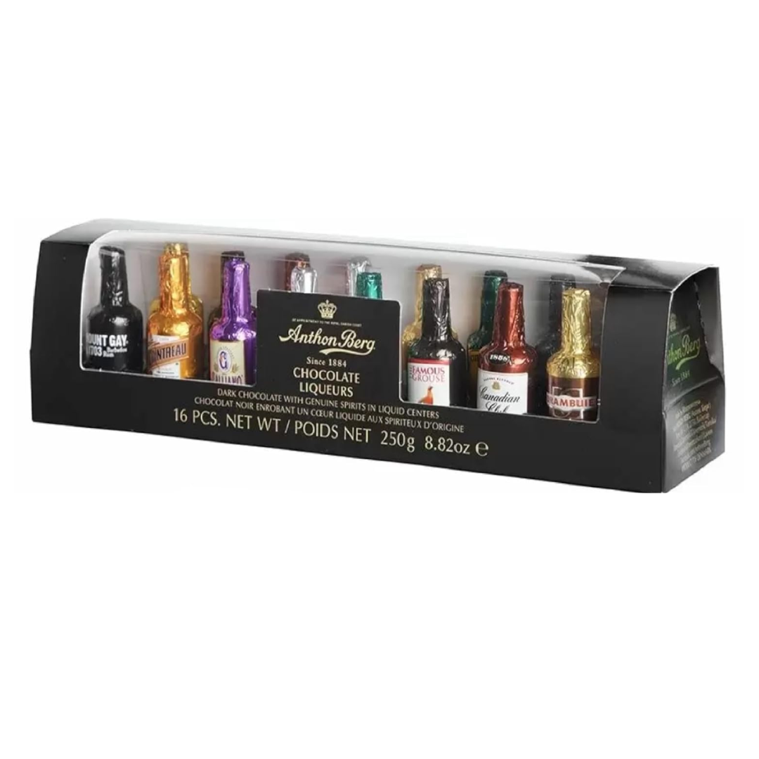 Anthon Berg Liqueur Bottles Spirits Collection - 16 piece